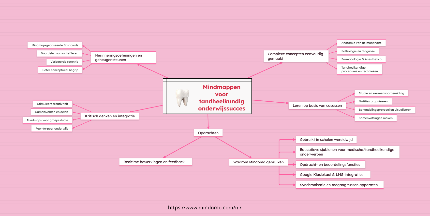 Mind Mapping de tandheelkunde