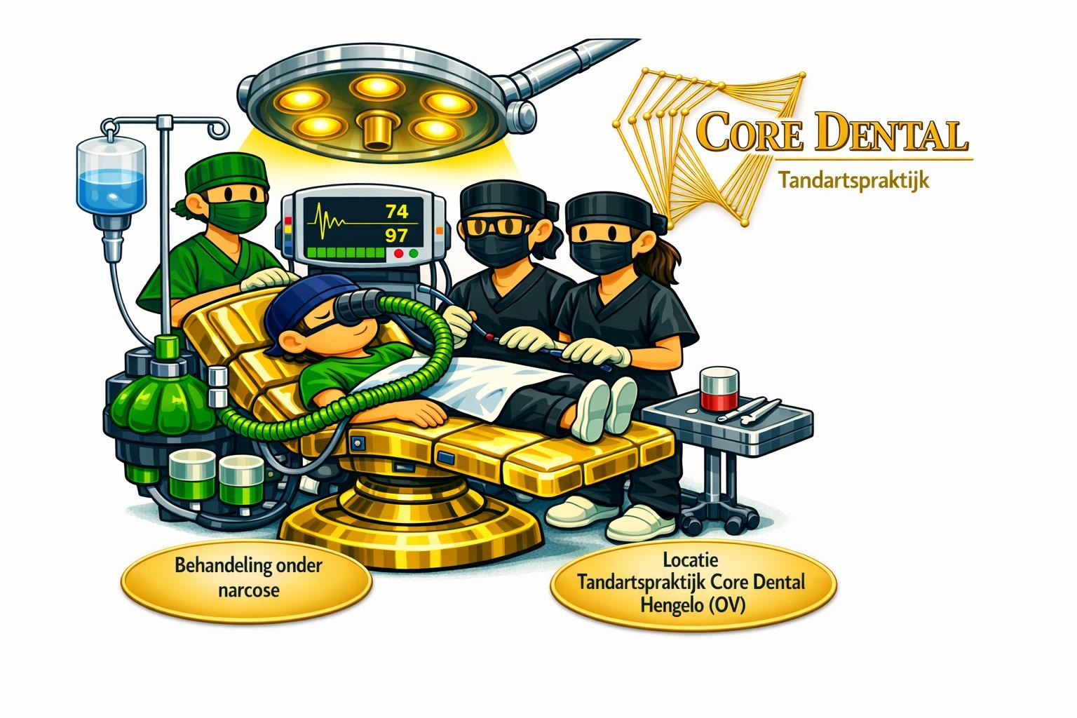 Behandeling Onder Narcose bij Tandarts Hengelo | Veilig, Professioneel en Zonder Angst