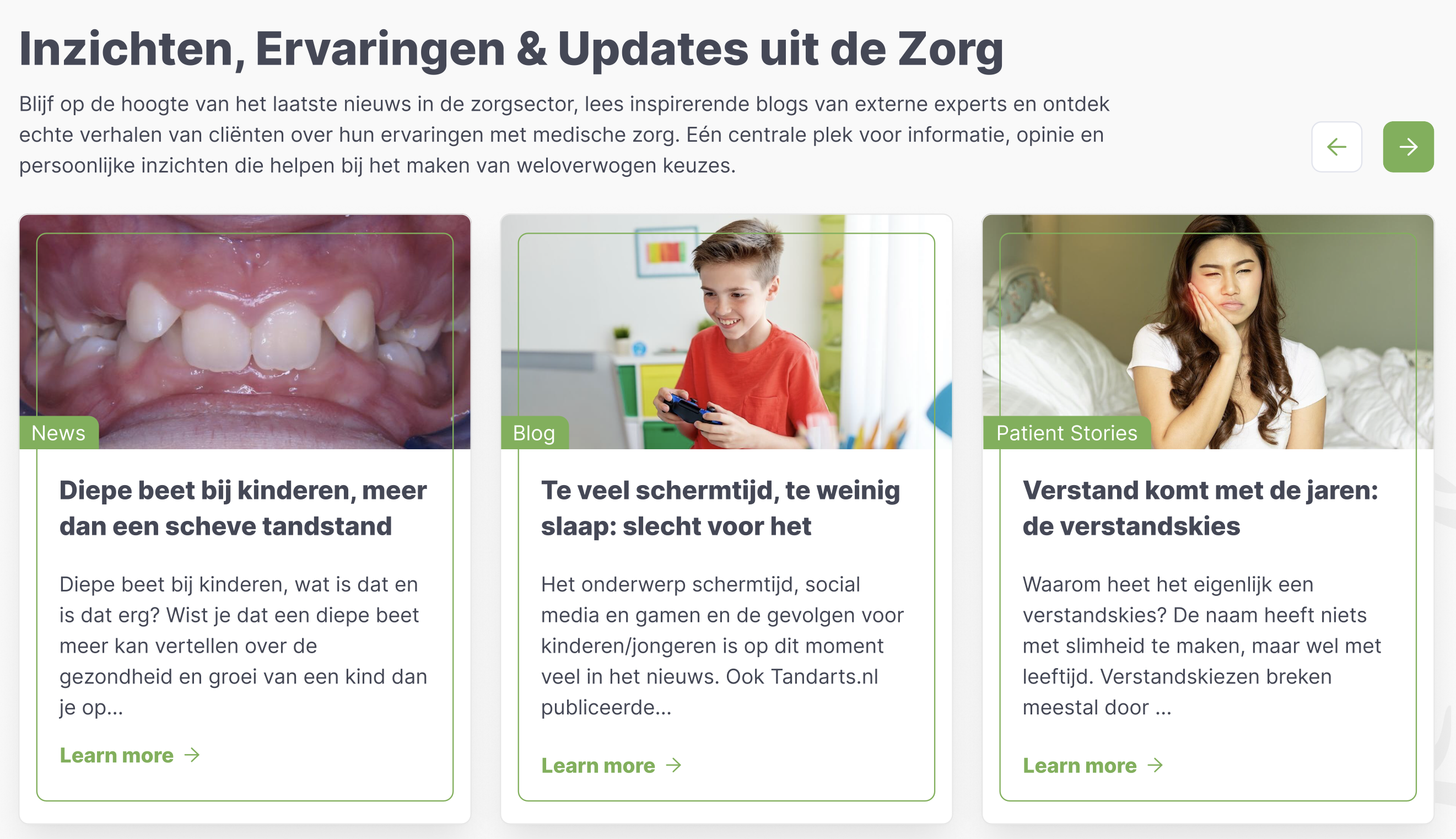 Blog's, nieuws, patiënten story's en blogs van derden